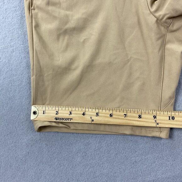 Michael Kors Tech Shorts Mens 28 Beige 8 Inseam Wicking Lightweight Outdoors - Picture 11 of 13